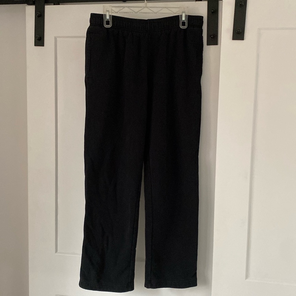 CHAMPION black sweatpabts joggers lounge pants track L